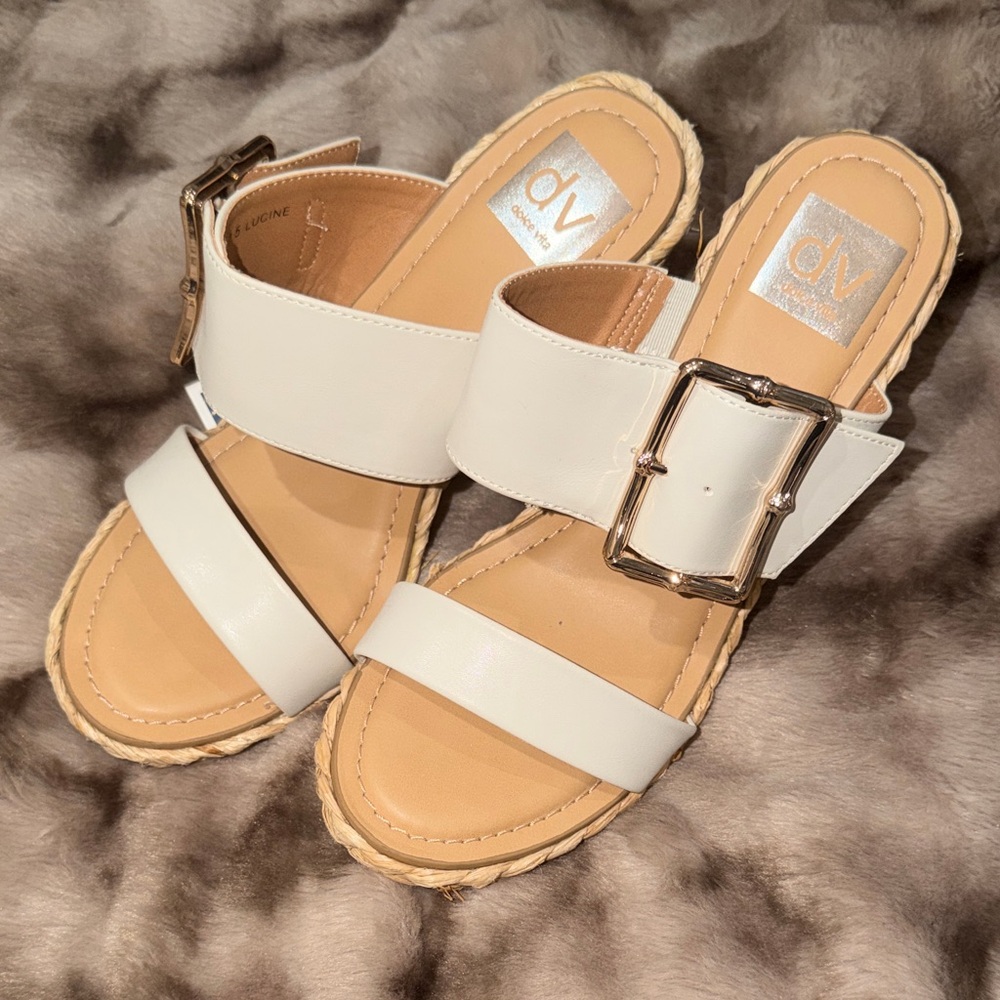 DV by Dolce Vita Women's White Espadrille Sandals